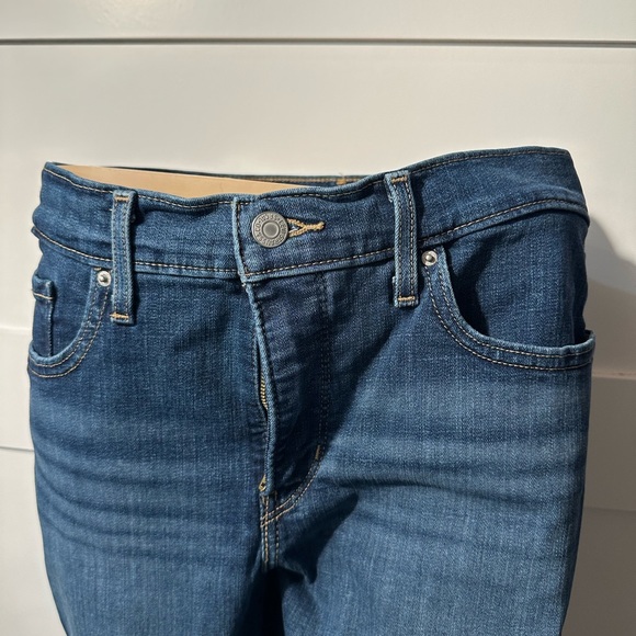 women's Levi shaping skinny jeans size 31 60% Cotton 23% Viscose W31 L30 Blue - Picture 6 of 12
